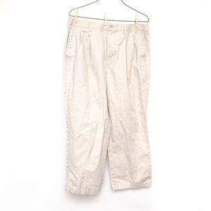 Croft & Barrow Men's Chino Khakis Pants - Light Cream / Ivory